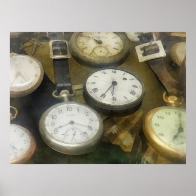 Poster Vintage Pocket Watts (Frente)