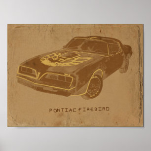 Poster Vintage Pontiac