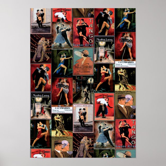 Poster Vintage Poster-Tango italiano (Frente)