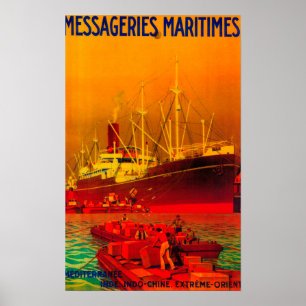 Poster Vintage PosterEurope de Messageries Maritimes