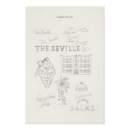 Pôster Vintage, Preppy Coquette Girl Poster brilhante