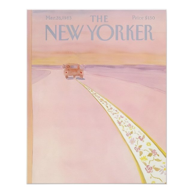 Pôster Vintage, Preppy Coquette Girl Poster brilhante (Frente)