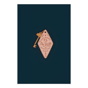 Pôster Vintage, Preppy Coquette Girl Poster brilhante