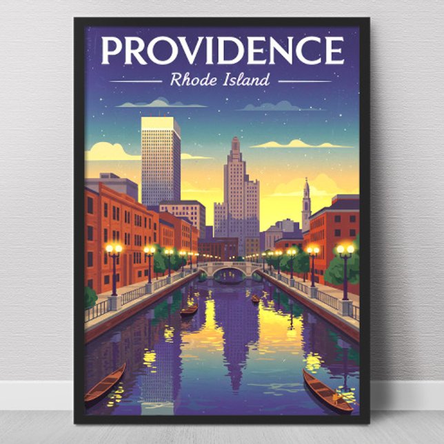 Poster Vintage Providence Rhode Island (Criador carregado)