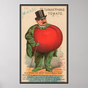 Poster Vintage: publicidade agrícola -