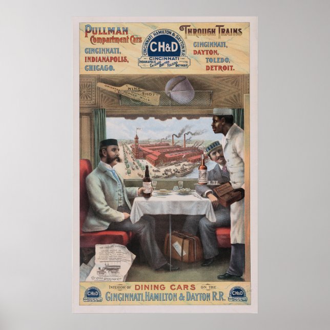 Pôster Vintage Pullman (Frente)