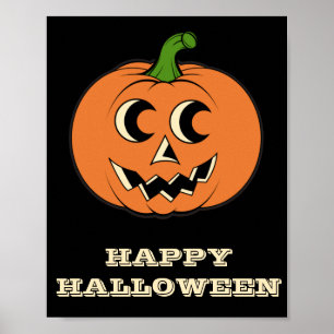 Poster Vintage Pumpkin