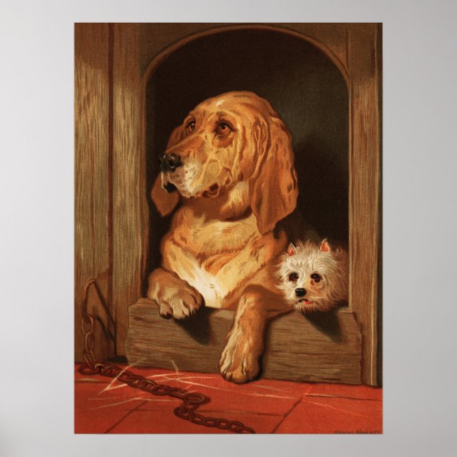 Poster Vintage Pups (Frente)