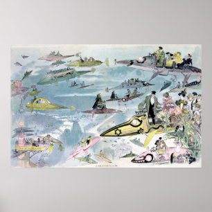 Poster Vintage que deixa a ópera no ano 2000