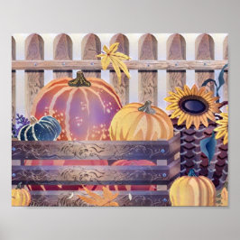 Poster Vintage Queda Bombas caem cores aquarela