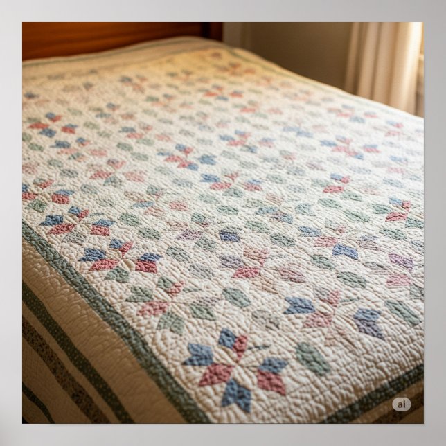 Poster Vintage Quilt Graphics (Frente)