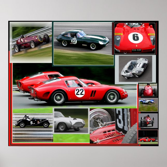 Poster Vintage Racers (Frente)