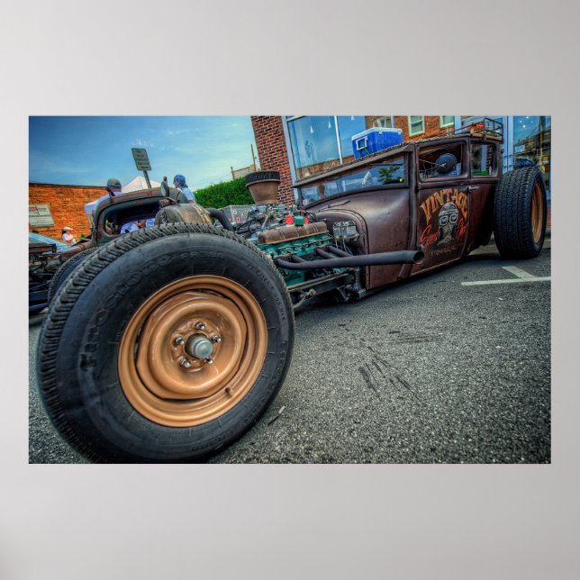 Pôster Vintage Rat (Frente)