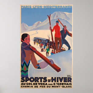 Poster vintage relativo à promoção francês do