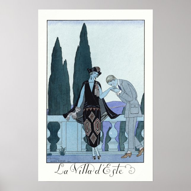 Poster Vintage - Retrato Romântico (Frente)