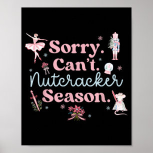 Poster Vintage Retro Desculpe Não Pode Temporada do Quebr