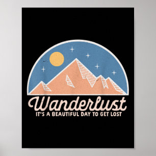 Poster Vintage Retro Wanderlust Cote Hippie Nature Lover