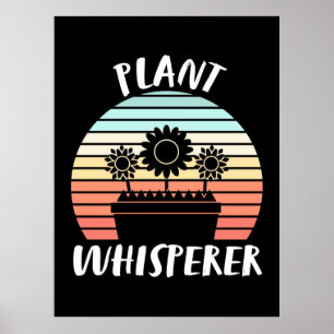 Poster Vintage Retro Whisperer da Planta