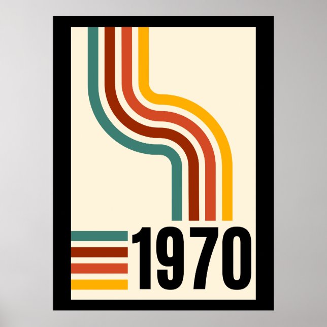 poster vintage Retroativo 1970 (Frente)