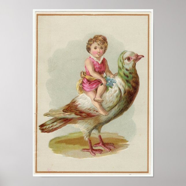 Poster vintage Rider (Frente)