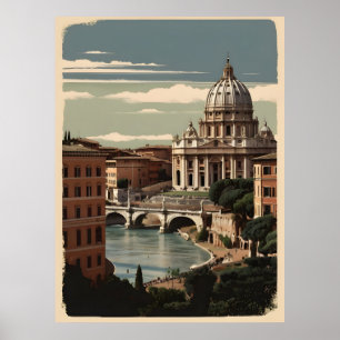 Poster vintage Roma