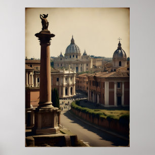 Poster vintage Roma