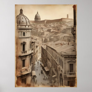 Poster vintage Roma