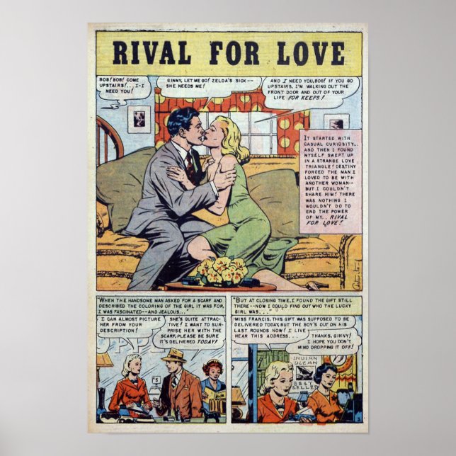 Poster Vintage Romance (Frente)