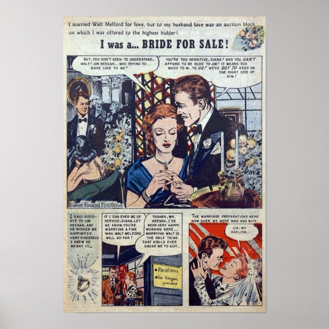 Poster Vintage Romance (Frente)