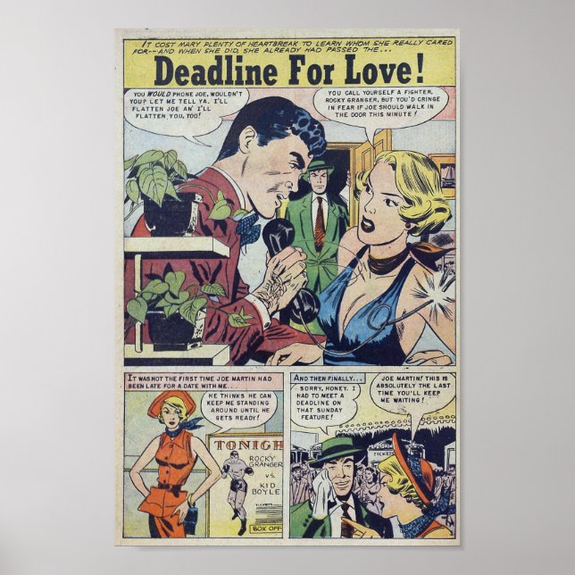 Poster Vintage Romance (Frente)