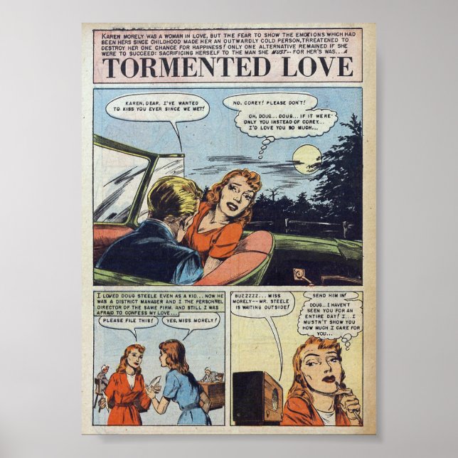 Poster Vintage Romance (Frente)