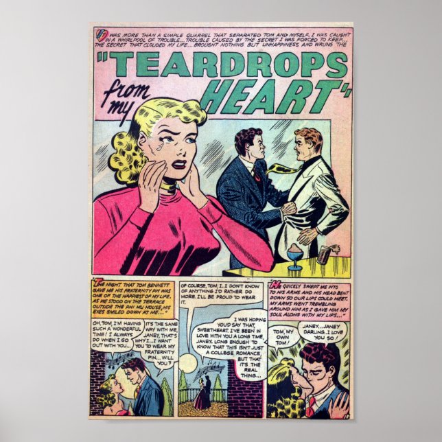 Poster Vintage Romance (Frente)