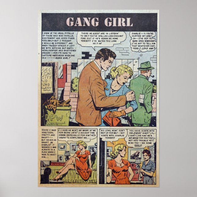 Poster Vintage Romance (Frente)