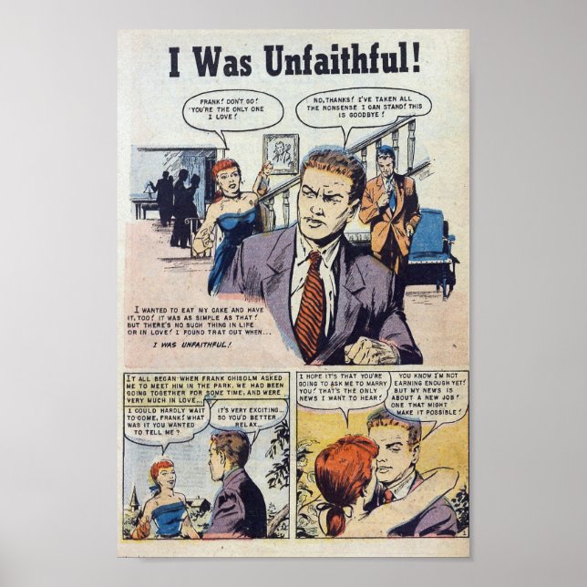 Poster Vintage Romance (Frente)