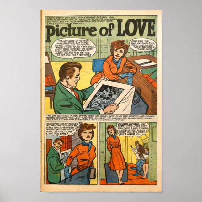 Poster Vintage Romance (Frente)