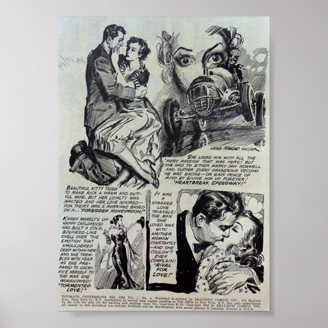 Poster Vintage Romance (Frente)
