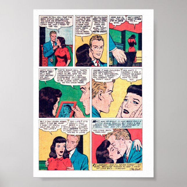 Poster Vintage Romance (Frente)