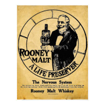 Vintage Rooney Malt Whiskey - Sinal de Liquidação