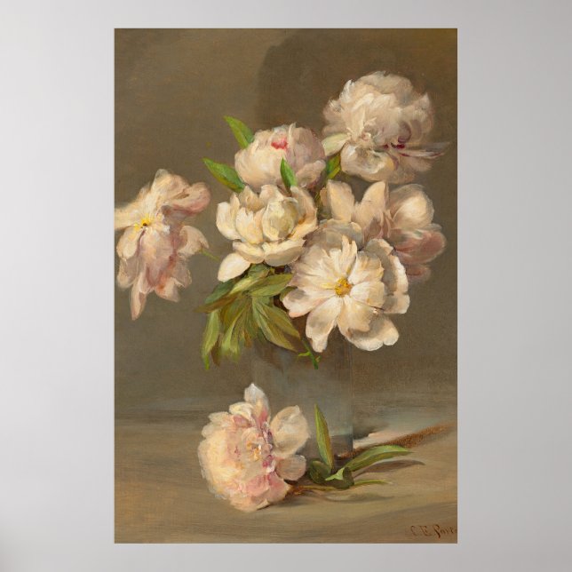 Poster Vintage Rosa Painting (Frente)
