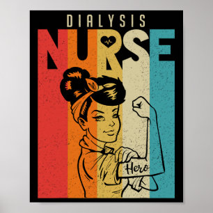 Poster Vintage Rosie O Enfermeiro De Diálise Do Ribeira