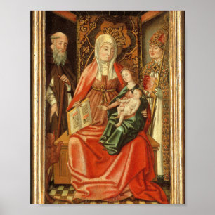 Poster Vintage Rua Anne e Virgem Maria