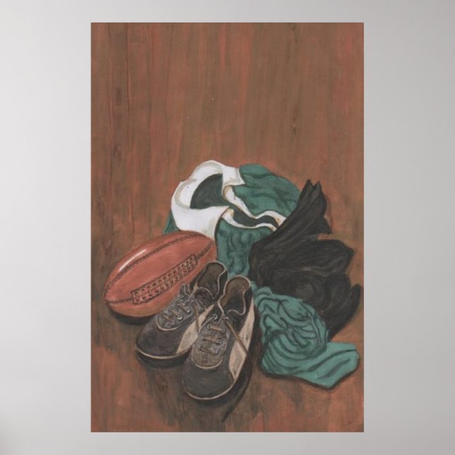 Poster Vintage Rugby (Frente)