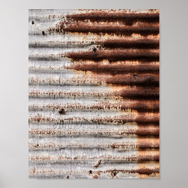 Poster Vintage Rusty Metal (Frente)