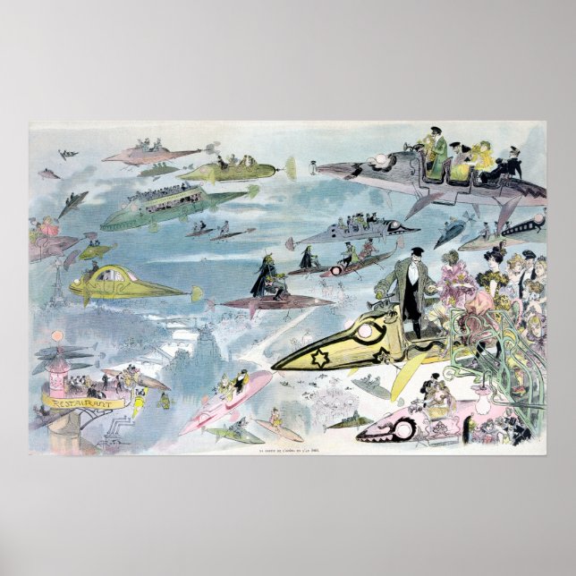 Poster Vintage Saindo da Ópera em 2000 (Frente)