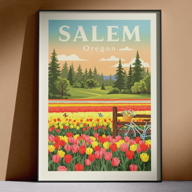 Poster Vintage Salem Oregon (Criador carregado)