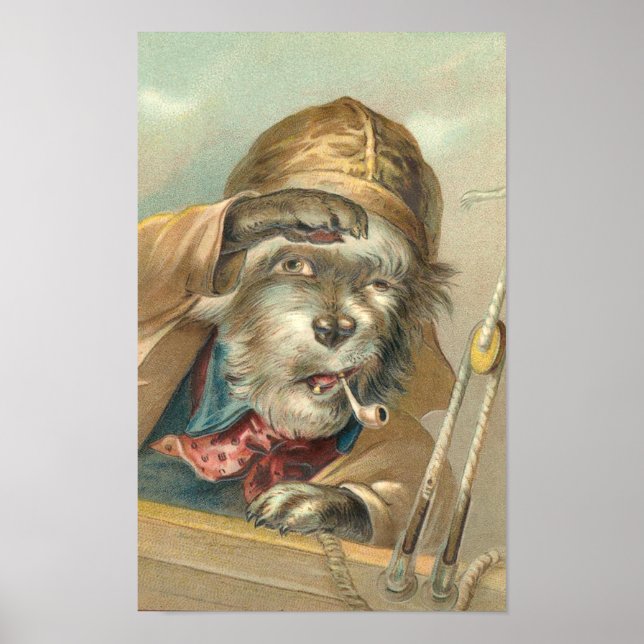 Poster Vintage Salty Dog (Frente)