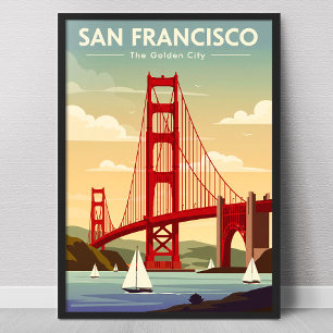 Poster Vintage San Francisco