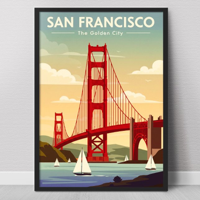 Poster Vintage San Francisco (Criador carregado)