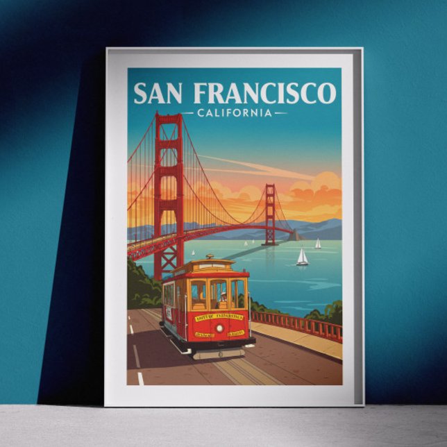 Poster Vintage San Francisco California (Criador carregado)