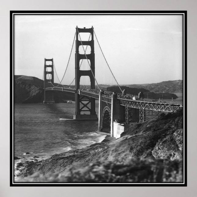 Poster Vintage San Francisco, EUA - (Frente)